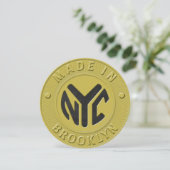 01.12 Brooklyn New York Party Einladung (Stehend Vorderseite)