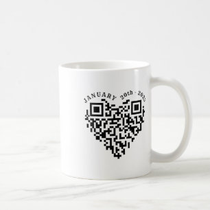 01-20-2025 Funny Trump Dance Troll Qr Scan Preside Kaffeetasse