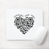 01-20-2025 Funny Trump Dance Troll Qr Scan Preside Mousepad (Mit Mouse)