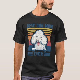 01 Beste Pudel-Mutter überhaupt Hunde-Mutter Mutt T-Shirt