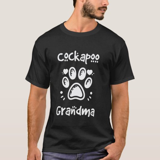 01 Cockapoo Oma Cocker Spaniel Poodle Mix Gran T-Shirt (Vorderseite)