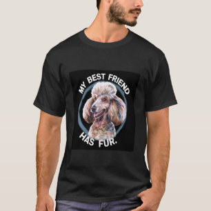 01 Französischer Pudel in Wasserfarben T-Shirt