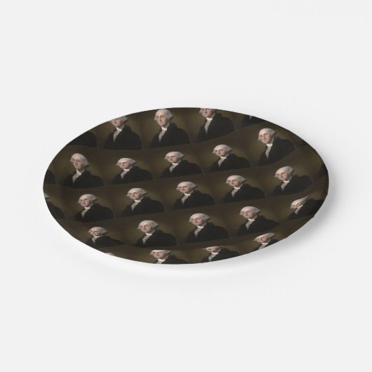 01 George Washington Pappteller (Schrägansicht)