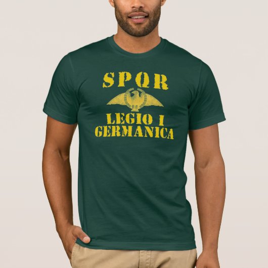 01 Julius Cäsars 1. Germanica Legion - Rom T-Shirt (Vorderseite)