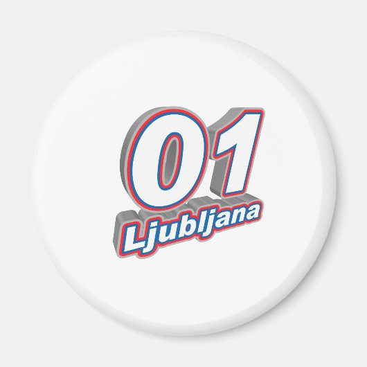 01 Ljubljana Magnet (Vorne)