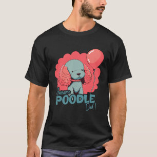 01 Poodlehund Mit Herzdekoration Tolles Poodlehünd T-Shirt