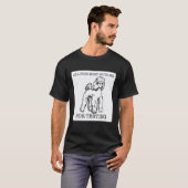 01 Pudel Hund T-Shirt (Vorne ganz)