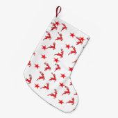 01 Rentierstars-Strumpf Kleiner Weihnachtsstrumpf (Vorderansicht (hängend))