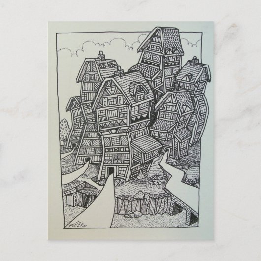 01 Tinte 4 von Piliero Postkarte (Vorderseite)