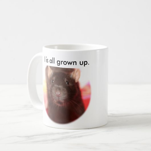 01Image5, StaringBaby, nicht bin ich niedlich? Kaffeetasse (Vorderseite Links)