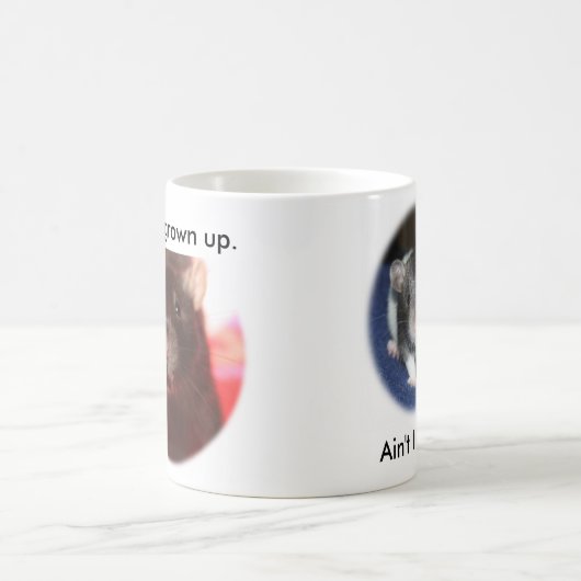 01Image5, StaringBaby, nicht bin ich niedlich? Kaffeetasse (Mittel)