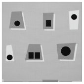 020216 - Grau, White und Black on Gray CCCC Stoff (Muster)