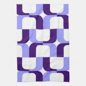 020614 - Pastel Blue and Deep Lila auf White Küchentuch (Vertikal)