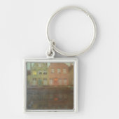 020-002 アンリ・ル・シダネル 『岸壁』 コンパクト ミラー SCHLÜSSELANHÄNGER (Vorne)