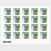 020 Bluebird Nesting Sticker 1.5x1.5 Blatt 20 (Blatt)