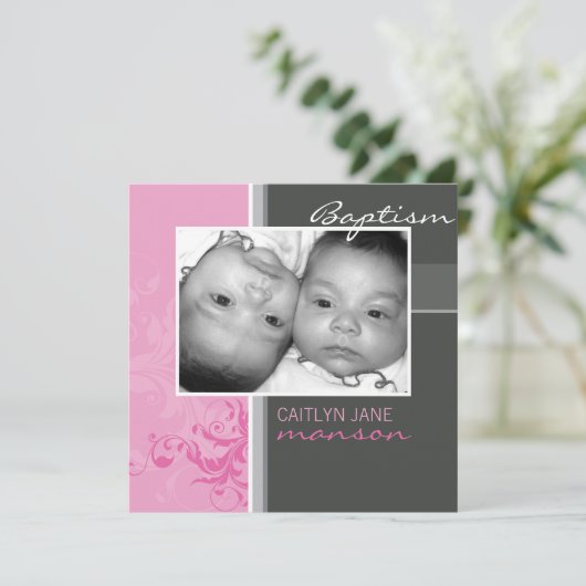 020 CUSTOM DESIGN :: jaime v2 Einladung (Stehend Vorderseite)