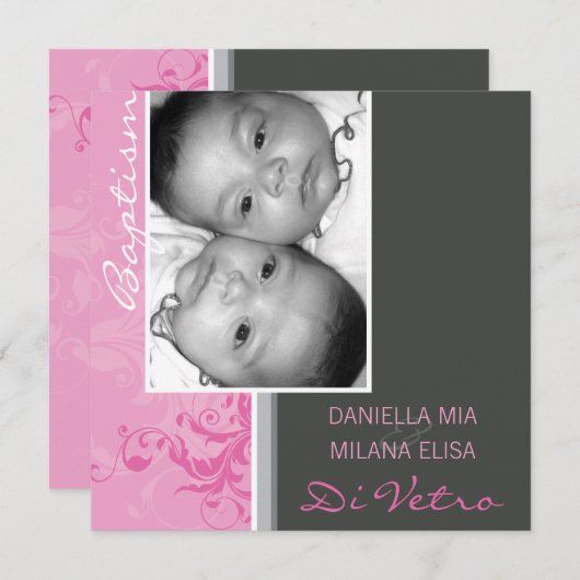 020 CUSTOM DESIGN :: jaime v3 Einladung (Vorne/Hinten)