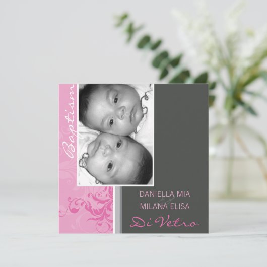 020 CUSTOM DESIGN :: jaime v3 Einladung (Stehend Vorderseite)