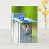 020 Drossel-Verschachtelungs-Karten-12x18 Lech Karte (Gelbe Blume)