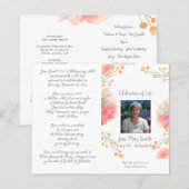 #0211251 Memorial Funeral Order of Service Program (Vorne/Hinten)