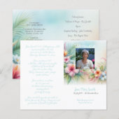 #0211252 Memorial Funeral Order of Service Program (Vorne/Hinten)