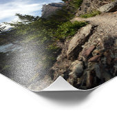 0239 8/12 Two Medicine Lake in Glacier Fotodruck (Ecke)