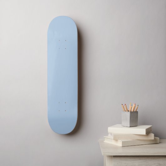 #027 Light Blue Gray Color Collection Skateboard (Wandkunst)