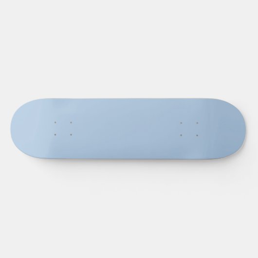 #027 Light Blue Gray Color Collection Skateboard (Horizontal)