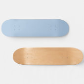 #027 Light Blue Gray Color Collection Skateboard (Horizontal)