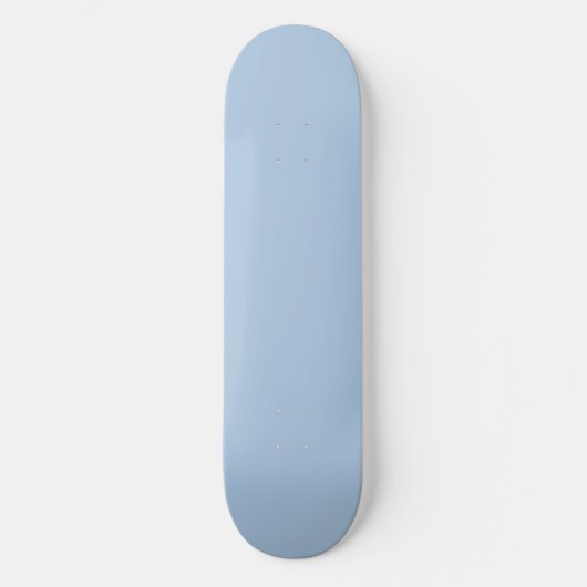 #027 Light Blue Gray Color Collection Skateboard (Vorderseite)