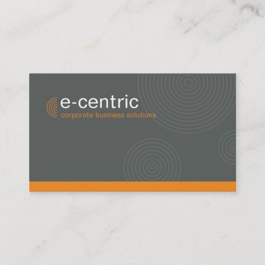 028 Julie :: BCard - Dynamic Centric - Silber Visitenkarte (Vorderseite)