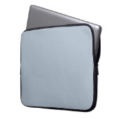 #028 Light Gray Blue Color Collection Laptopschutzhülle (Vorderseite Links)
