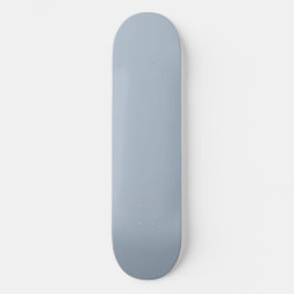 #028 Light Gray Blue Color Collection Skateboard