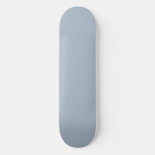 #028 Light Gray Blue Color Collection Skateboard (Vorderseite)