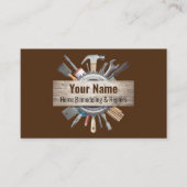 02-2021 Anpassbare Handyhandwerkwerkzeuge v4 Visitenkarte (Vorderseite)