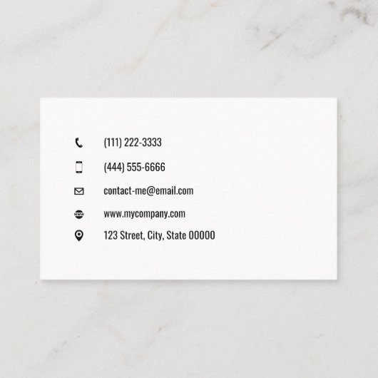 02-2021 Anpassbare Handywerkzeuge Visitenkarte (Rückseite)