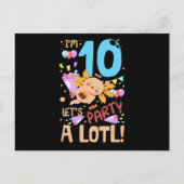 02.Axolotls-Design für einen Axolotl-Lüfter Ankündigungspostkarte (Vorderseite)