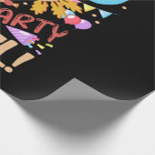 02.Axolotls-Design für einen Axolotl-Lüfter Geschenkpapier (Ecke)