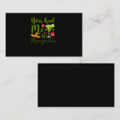 02.Cinco de Mayo Sie hatten mich in Margaritas Mar Visitenkarte (Vorne/Hinten)