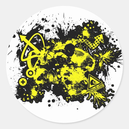 02 Entwurf 1 Runder Aufkleber (Vorderseite)