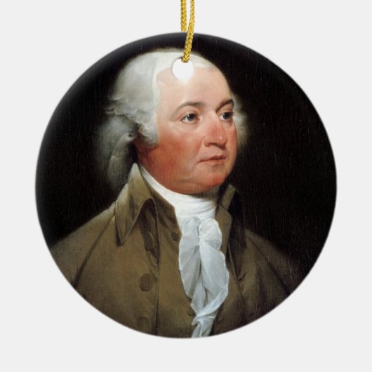02 John Adams Keramik Ornament (Vorne)