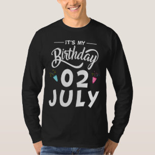 02. Juli Party Besondere Anlässe für bis T-Shirt
