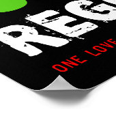 02 Reggae Soundwave Poster (Ecke)