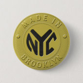 02of12 Brooklyn Token Party Button (Vorderseite)