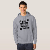 030614 - Schwarz Hoodie (Vorne ganz)