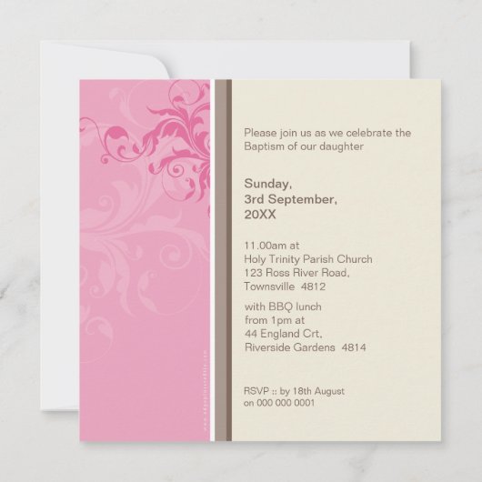 032 Rasha:: Einladung zur Feier (Rückseite)