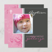 039 Celia :: Taufe Einladung - posh 2SQ V1 (Vorne/Hinten)