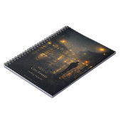 03:12 AM City Streets Moody Aesthetic Poster Notizblock (Linke Seite)