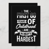 03.Die ersten 60 Jahre der Kindheit sind immer Save The Date (Vorne/Hinten)