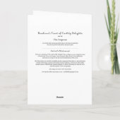 03 Empress Tarot Greeting Card Karte (Rückseite)